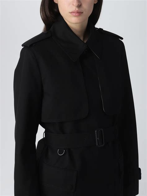 burberry capottino nero|burberry coats for women.